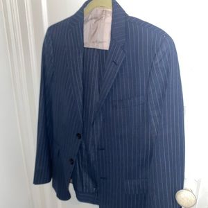 Brooks Brothers Blue Pinstripe Suit